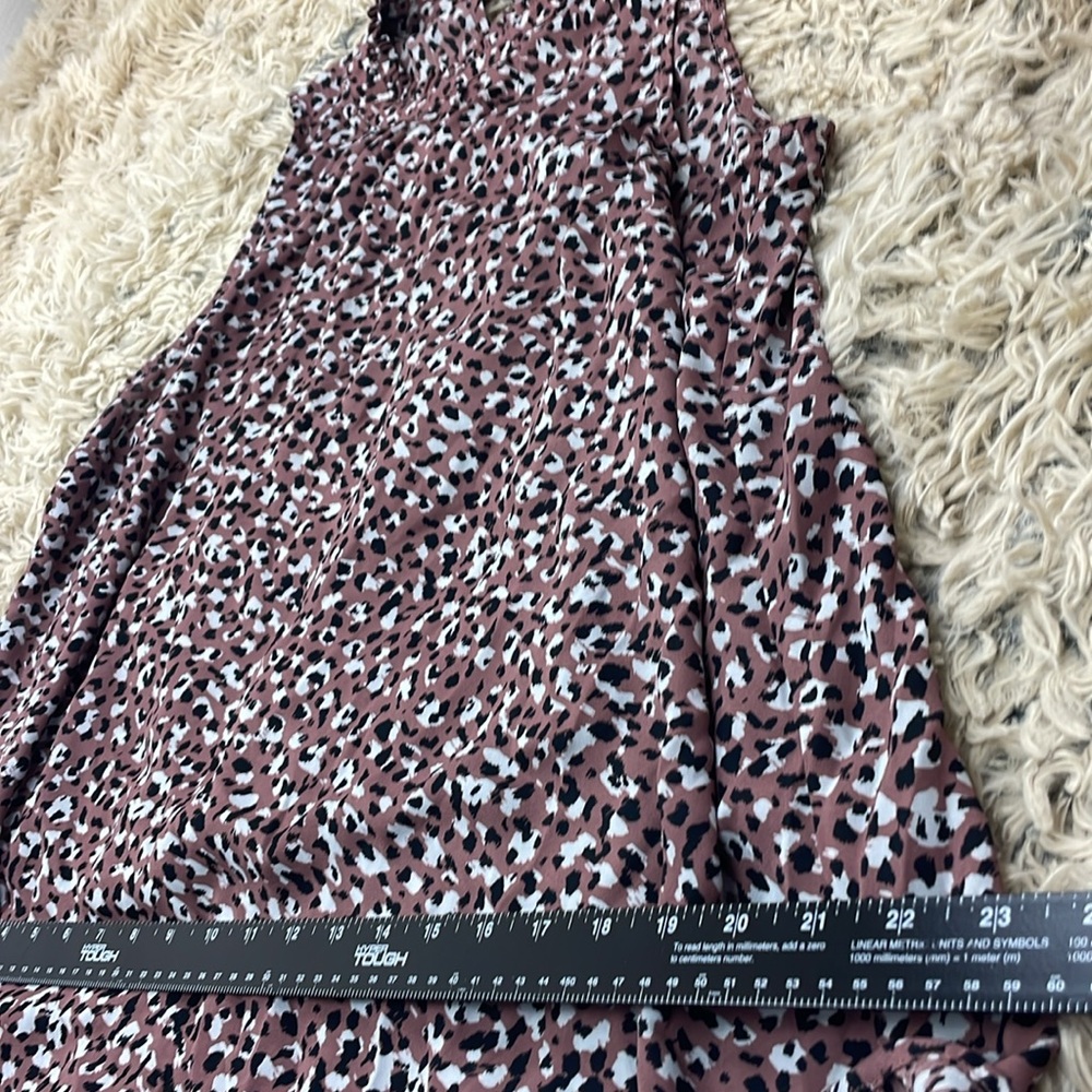 Torrid pink black and white dotted blouse